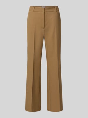 Regular fit recht broek met viscose Shop The Look MANNEQUINE