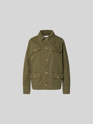 Regular Fit Jacke mit Umlegekragen Shop The Look MANNEQUINE