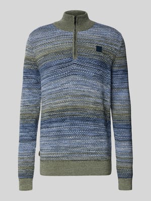 Regular Fit Troyer aus reiner Baumwolle Shop The Look MANNEQUINE