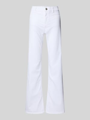 Flared Cut Jeans mit Eingrifftaschen Modell 'Melly fresh' Shop The Look MANNEQUINE