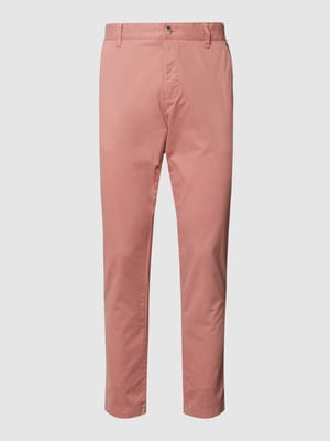 Slim fit chino met stretch Shop The Look MANNEQUINE