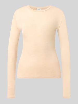Slim Fit Langarmshirt aus Woll-Seiden-Mix Modell 'PATTO' Shop The Look MANNEQUINE