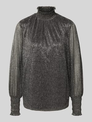 Bluzka ze stójką model ‘Ximena’ Shop The Look MANNEQUINE