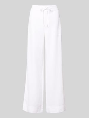 Regular Fit Weite Hose aus reinem Leinen Shop The Look MANNEQUINE