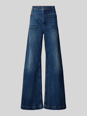 Flared Jeans mit aufgesetzten Taschen Shop The Look MANNEQUINE