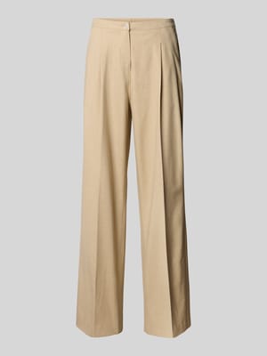 Spodnie materiałowe w kant z wpuszczanymi kieszeniami model ‘Maiga’ Shop The Look MANNEQUINE