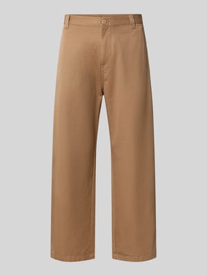 Spodnie materiałowe o kroju relaxed fit z dodatkiem bawełny model 'Brady' Shop The Look MANNEQUINE