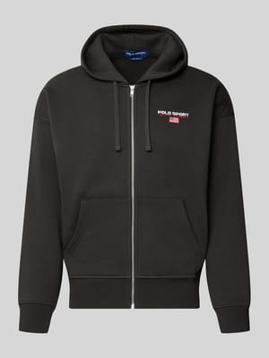 regular fit sweatjack van katoenmix Shop The Look MANNEQUINE