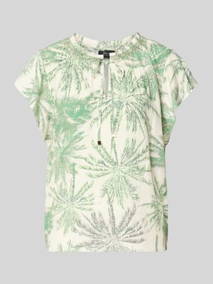 Loose Fit Bluse aus reiner Viskose Shop The Look MANNEQUINE