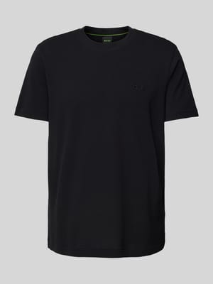 Regular Fit T-Shirt mit Label-Stitching Modell 'TADDY' Shop The Look MANNEQUINE