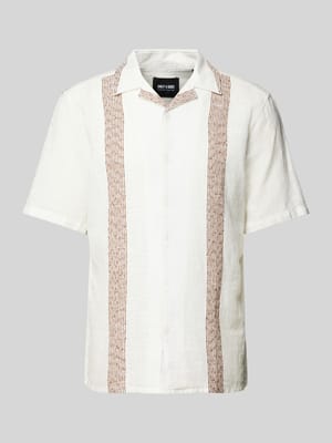 Koszula casualowa ze wzorem w paski model ‘AVI’ Shop The Look MANNEQUINE