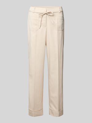 Straight Leg Stoffhose mit Bügelfalten Modell 'Meeri' Shop The Look MANNEQUINE