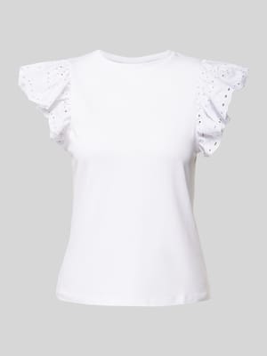 T-Shirt mit Volants Modell 'redda' Shop The Look MANNEQUINE