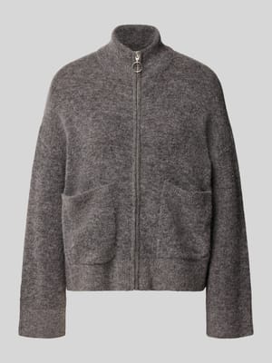 Regular Fit Strickjacke aus Woll-Mix Modell 'SIA' Shop The Look MANNEQUINE