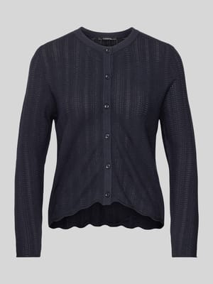 Strickjacke mit Knopfleiste Shop The Look MANNEQUINE