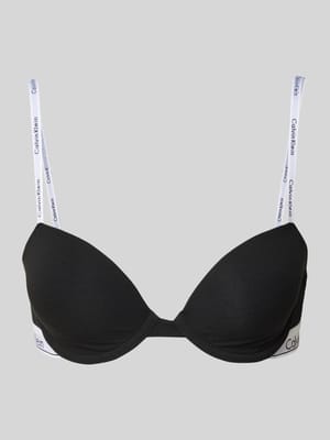 Beha met spaghettibandjes met label, model 'Demi' Shop The Look MANNEQUINE