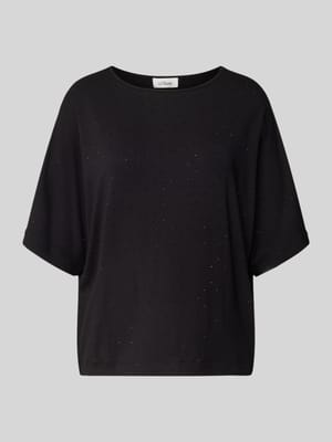 Comfort Fit T-Shirt aus Viskose-Mix Shop The Look MANNEQUINE