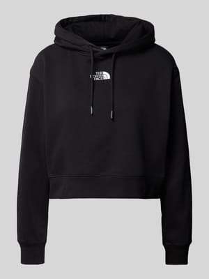 Cropped Hoodie mit Logo-Stitching Shop The Look MANNEQUINE