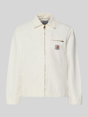 Jacke mit Label-Detail Modell 'Detroit' Shop The Look MANNEQUINE