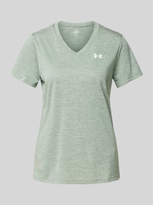 T-Shirt mit V-Ausschnitt Shop The Look MANNEQUINE