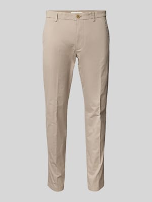Chino mit Bügelfalten Modell 'AJEND' Shop The Look MANNEQUINE