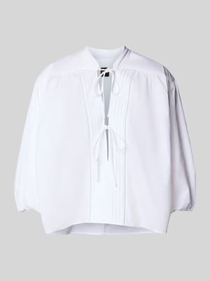 Loose Fit Blusenshirt aus reiner Baumwolle Modell 'BALES' Shop The Look MANNEQUINE