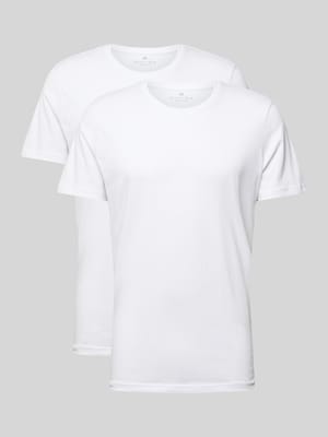 T-Shirt mit Rundhalsausschnitt im 2er-Pack Shop The Look MANNEQUINE