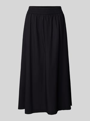 Uitlopende midirok van puur katoen Shop The Look MANNEQUINE