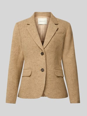 Blazer met klepzakken en reverskraag Shop The Look MANNEQUINE