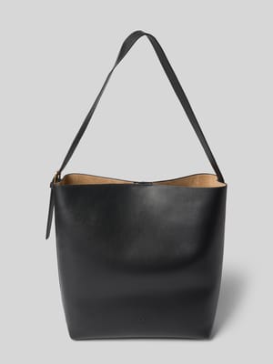 Beuteltasche aus echtem Rindsleder Shop The Look MANNEQUINE