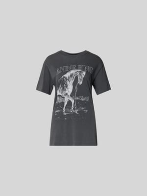 T-Shirt mit Logo-Print Shop The Look MANNEQUINE