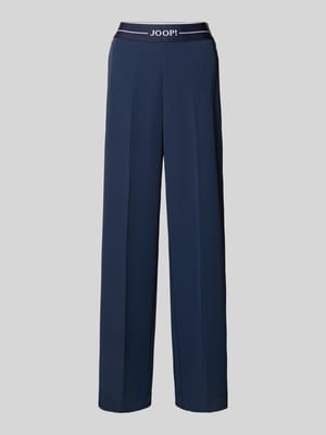 Hose mit elastischem Bund und Label-Detail Shop The Look MANNEQUINE