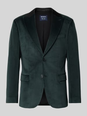 Slim fit colbert van fluweel Shop The Look MANNEQUINE