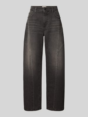 barrel fit broek van katoenmix model 'Dakota Barrel Seam' Shop The Look MANNEQUINE