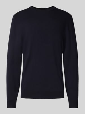 Gebreide pullover met ribboorden Shop The Look MANNEQUINE