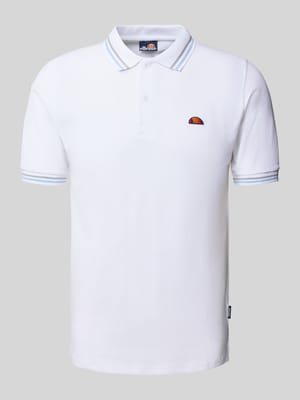 Regular Fit Poloshirt mit Logo-Badge Modell 'ROOKS' Shop The Look MANNEQUINE