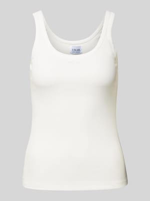 Tanktop met ribboorden, model 'RAJA' Shop The Look MANNEQUINE