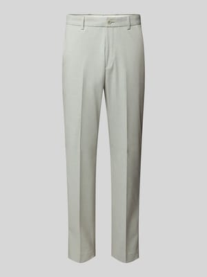 Regular Fit Anzughose in Flammgarnoptik Shop The Look MANNEQUINE
