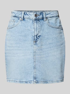 Regular Fit Jeansrock aus Baumwoll-Mix Modell 'TESSA' Shop The Look MANNEQUINE