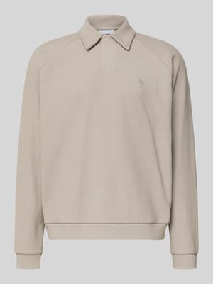 Sweatshirt met polokraag Shop The Look MANNEQUINE