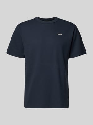 Regular Fit T-Shirt mit Strukturmuster Shop The Look MANNEQUINE