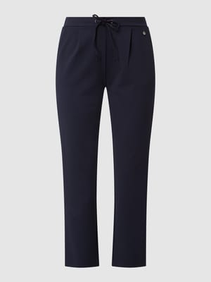Broek met labeldetail Shop The Look MANNEQUINE