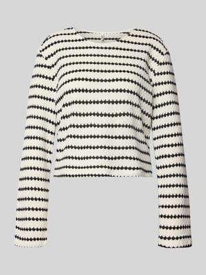 Relaxed Fit Langarmshirt mit Baumwoll-Anteil Modell 'EVA' Shop The Look MANNEQUINE