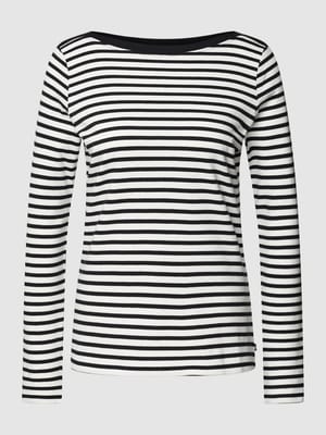 Shirt met lange mouwen met streepmotief Shop The Look MANNEQUINE