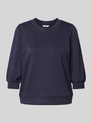 Sweatshirt aus Viskose-Mix mit 3/4-Arm Modell 'Kadi' Shop The Look MANNEQUINE