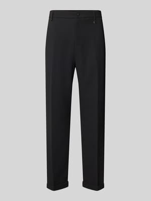 Regular fit broek met viscose Shop The Look MANNEQUINE