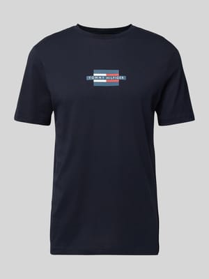 T-shirt o kroju regular fit z czystej bawełny Shop The Look MANNEQUINE