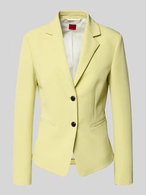 slim fit korte blazer met logo-applicatie model 'Agonia-1' Shop The Look MANNEQUINE