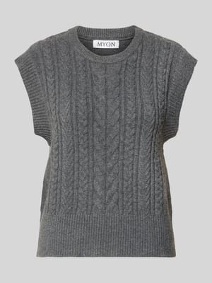 Regular Fit Pullunder mit Woll-Anteil Shop The Look MANNEQUINE