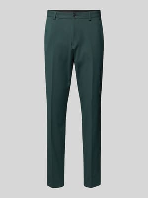 Tapered fit pantalon met persplooien Shop The Look MANNEQUINE